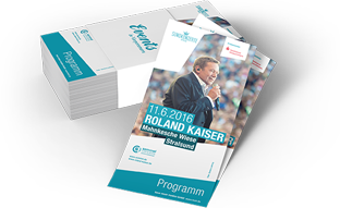 Programm Flyer Roland Kaiser Sundkonzerte 2016